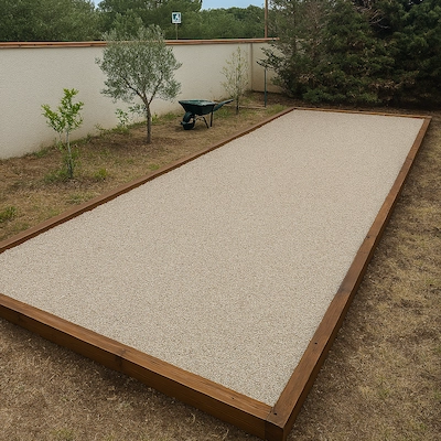 Terrassement et nivellement à Cabestany (66) – Espaces Verts J-Baptiste.
